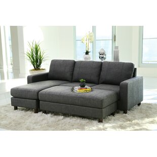 Grey Sectional With Ottoman | Wayfair